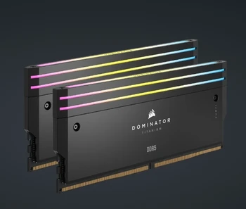 New DOMINATOR TITANIUM RGB 32GB (2x16GB) DDR5 DRAM 6000MT/s CL30 XMP Memory Kit memory for desktop