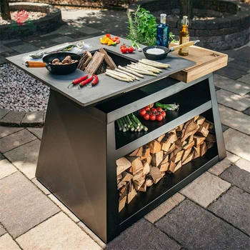 CE Cerificate Wood Burning Outdoor Cooking Steel Brasero BBQ