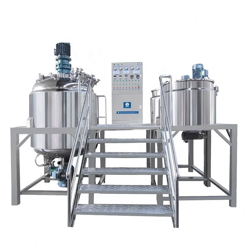 Small Mayonnaise Making Machine Liquid Detergent Mixing Equipment Homogeneous Mixing tank
