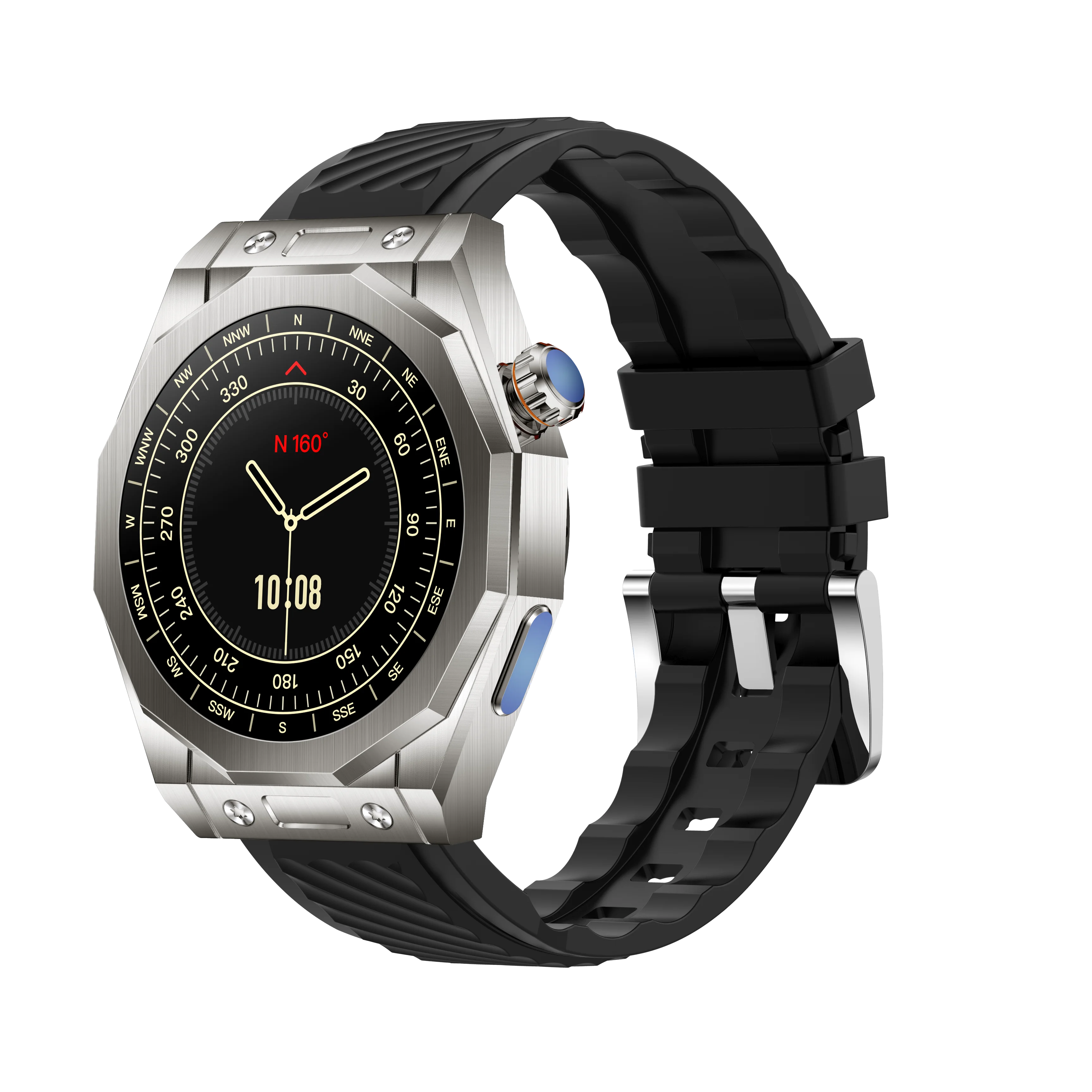 Z83 Max Smart Watch with 3 Straps Amoled Round Screen NFC Ip68 Waterproof GPS Track Smartwatch Z88 Max