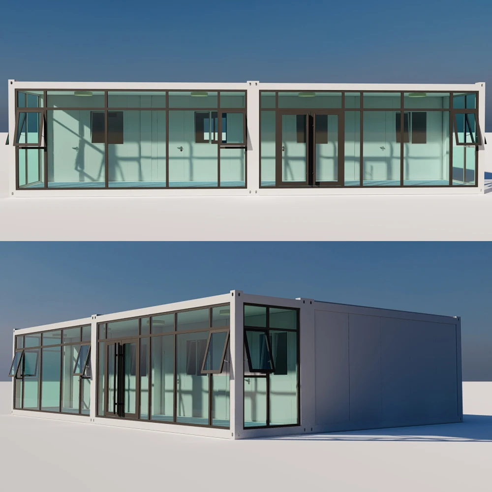 Modern Modular Prefab Container House Home Villas 2 Room Prefab House Stackable Prefab Container Homes Florida