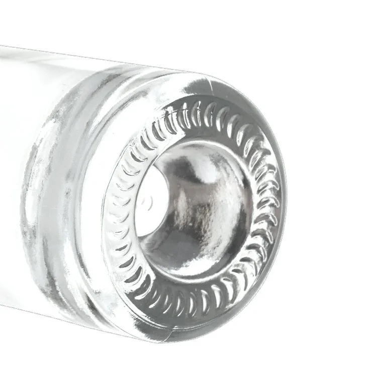 Free Sample Small 200ml 10cl 20cl 50cl 75cl Empty Spirit Liquor Clear Glass Wine Bottles for Alcohol Drinks With Cork Stopper