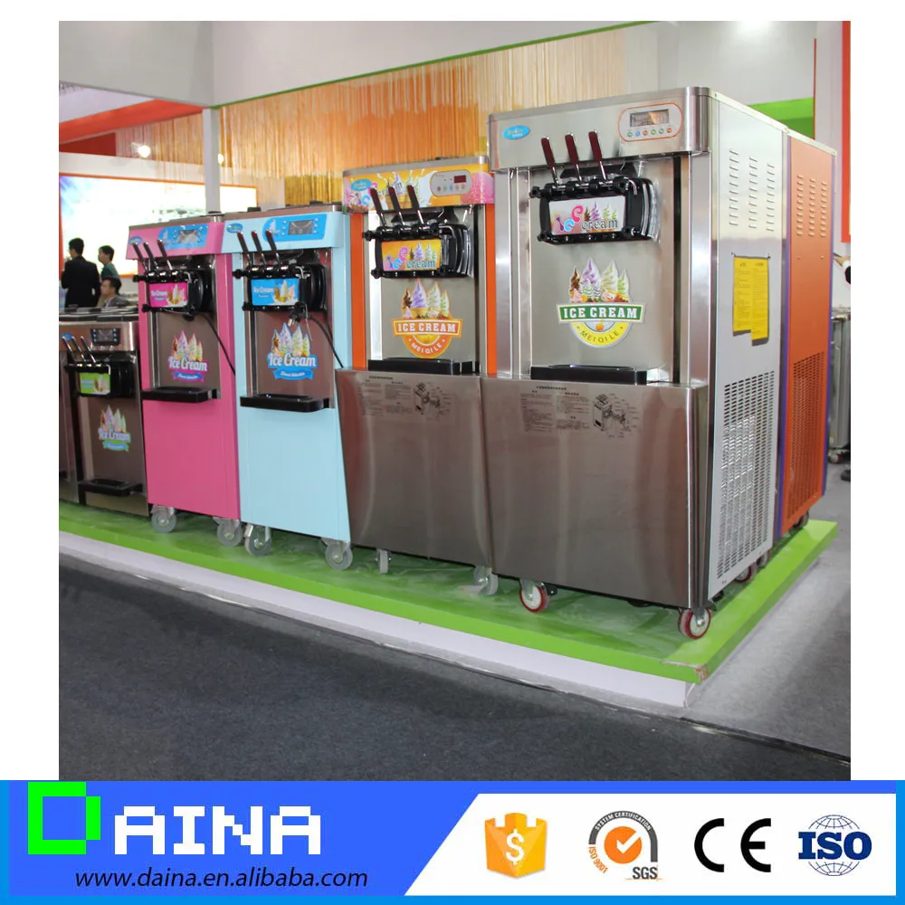 Factory Sales Soft Ice Cream Machine R410 Refrigerant Ice Cream Machine Soft