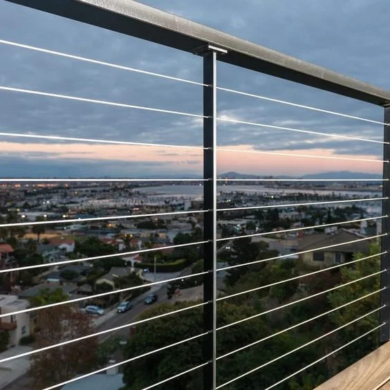 Modern USA Design U-Shaped Aluminum Glass Railing for Villa Outdoor ...