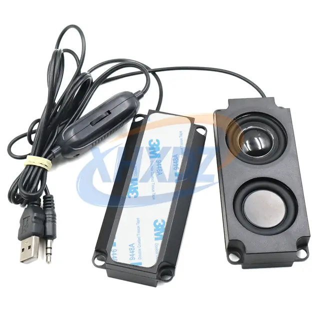 45100 Rectangular Full Range Double Vibration Film Speaker 100*45*20.8 mm 10045 8 Ohm 5 Watt Box Speaker With USB Wire