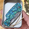 Damascus steel with aluminum box