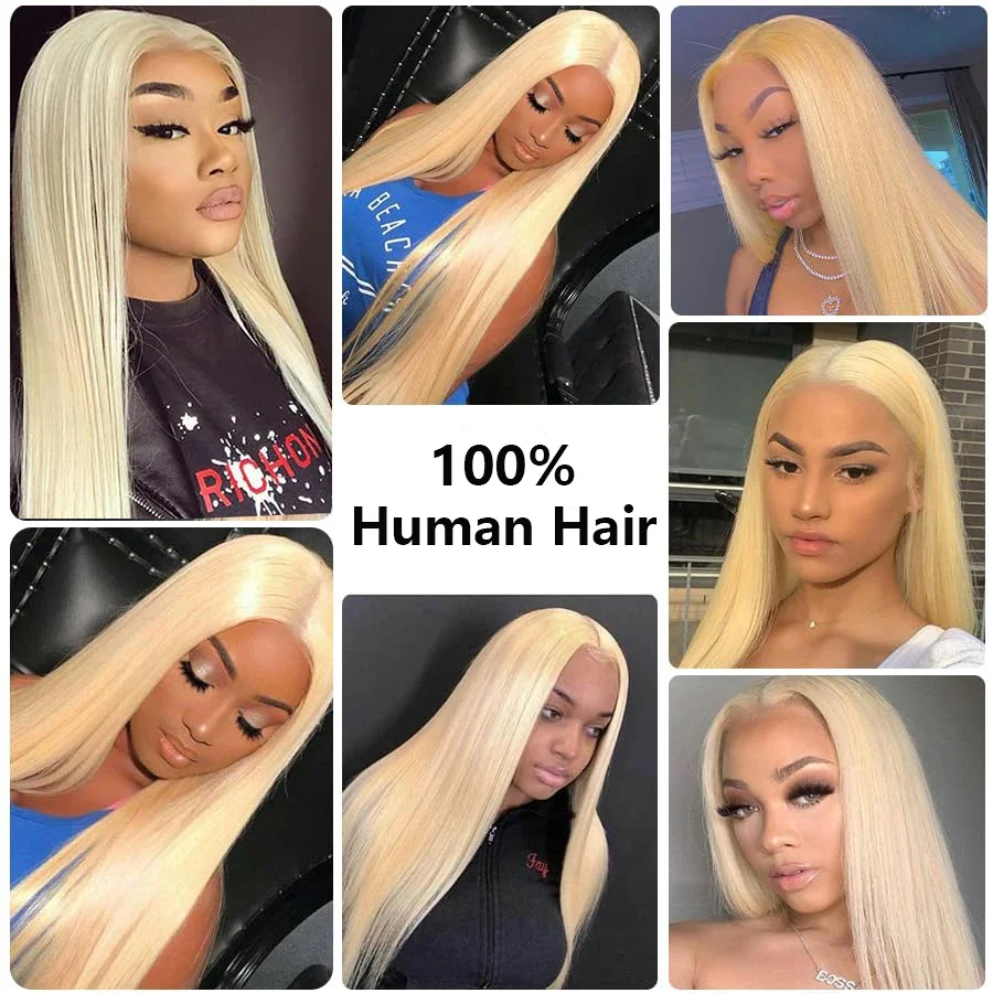 613 Honey Blonde Bundles Brazilian Straight Human Hair 26 28 30Inch_voghion.com