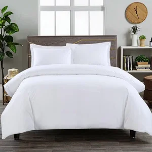 Custom 100% Cotton 4 Pcs Bedsheet Hotel Design Bedding Bed OEM ODM Bed Sheets Set