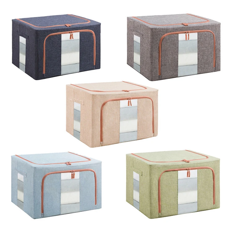 Household Foldable Bedding Organizer Box Blanket Closet Comforter Storage Containers Storage Bags For Clothes