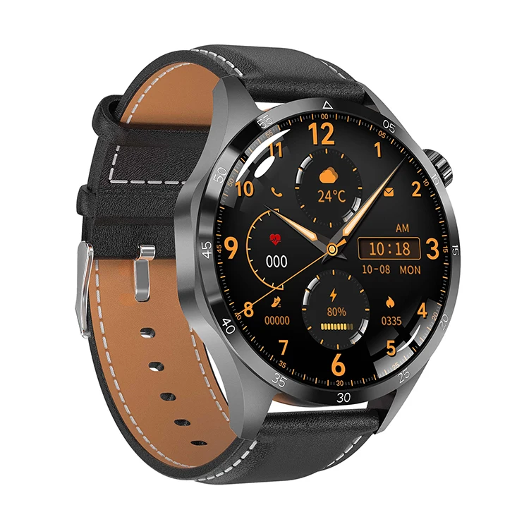 Pro Plus Round Screen SmartWatch with NFC Fitness Tracking Sport Smart Watch for Men Women