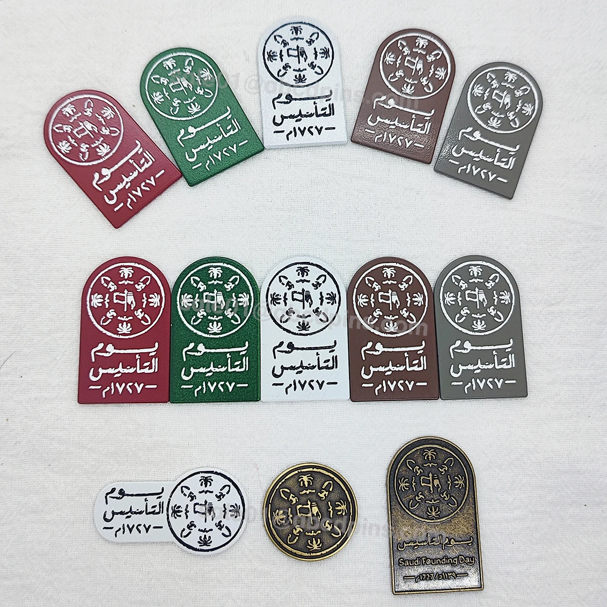 サウジアラビアの国章ブローチヤシの木磁気国民の日ピンの卸売国