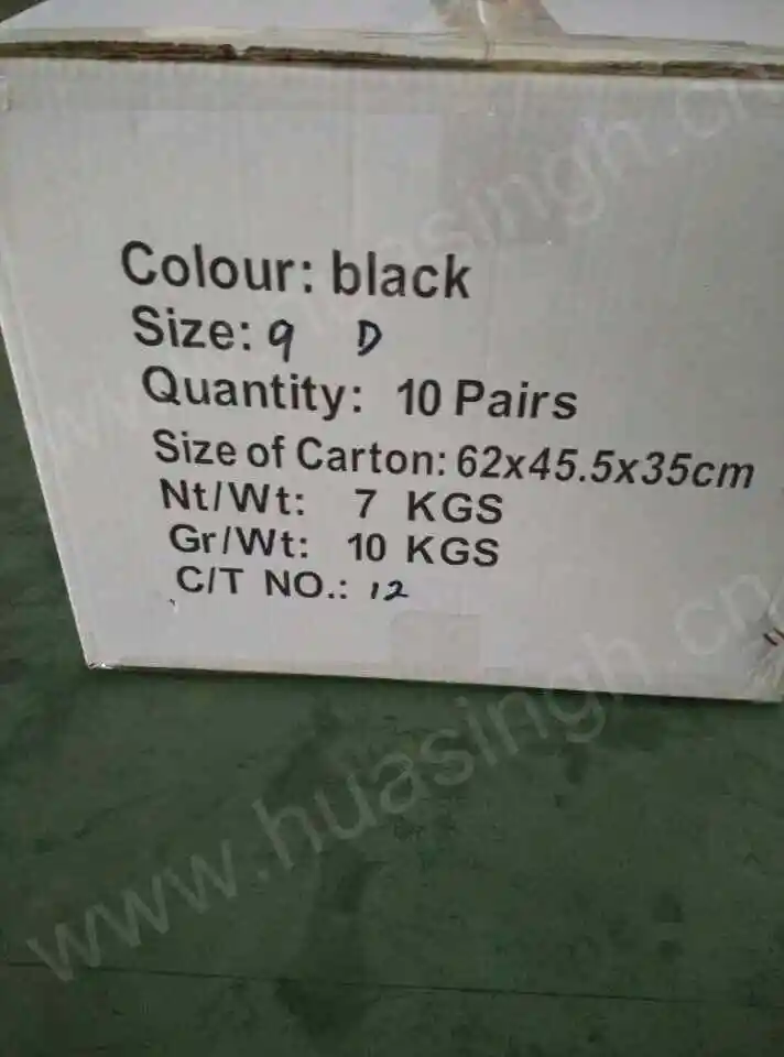 Packaging & shipping specifications