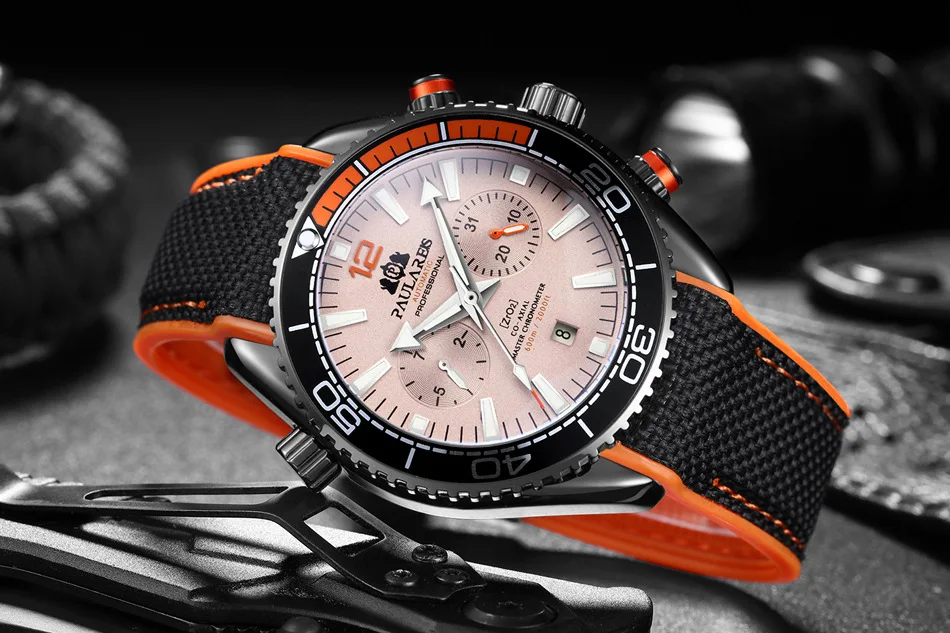 paulareis fully automatic mechanical wristwatch luminous Alibaba