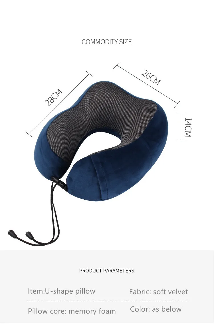 Neck Functional Pillow With Memory Foam And Adjustable Dimension Pillow ...