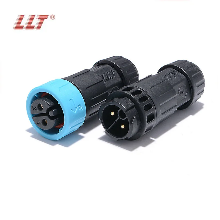 Llt M19 2 3 4 Pin Docking Waterproof Connector Ip68 Circular Led Power ...