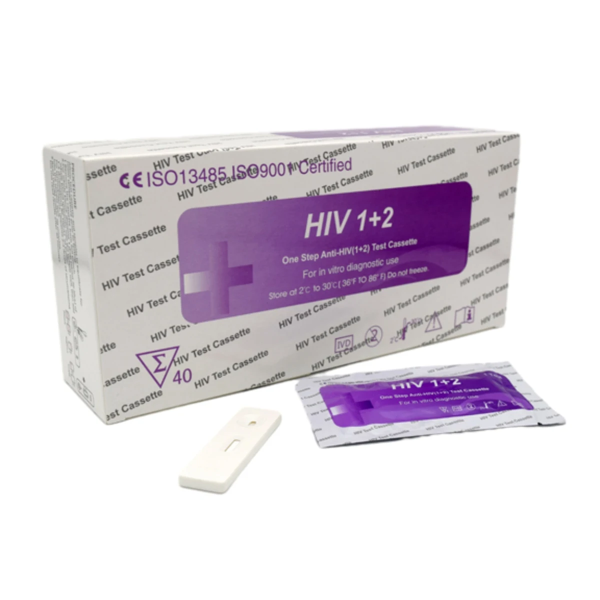 Medical Disposable Infectious disease 3.0 mm WB/Serum/Plasma HIV1/2 AIDS virus PMTCT Test Cassette HIV