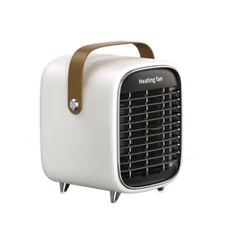 Новый продукт низкоэнергосберегающий малошумный безопасный Ptc электрический портативный Теплое Пространство вентиляторы обогреватели с ночным освещением для использования в