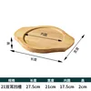 Ovale-21 cm de large-cercle intérieur de 175 cm-bois de chêne