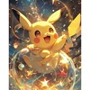 Cartes flottantes avec images de Pokémon sur tableaux d'art