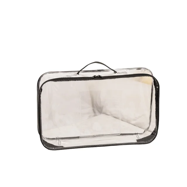 Customized Logo PVC Zipper Travel Blanket Quilt Storage Bag Plastic Bags