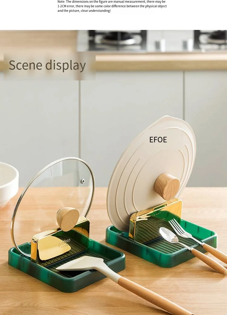 Kitchen lid rack table collapsible storage rack stir-fry spatula rack chopsticks soup spoon storage device factory