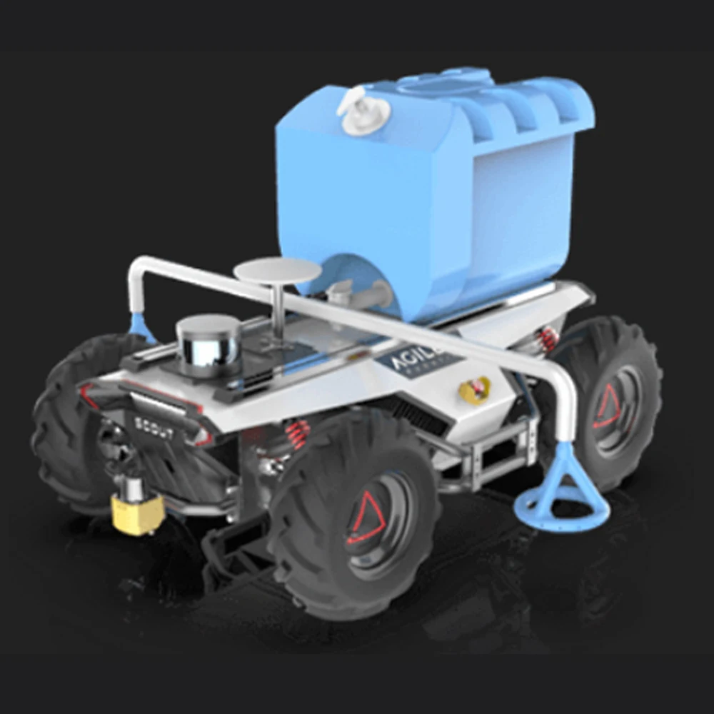 SUGV Small Unmanned Ground Vehicle Electric Power Car Robot Collision Avoidance And Mapping Custom Specific Application.