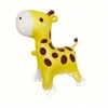 Giraffa gialla con ruote