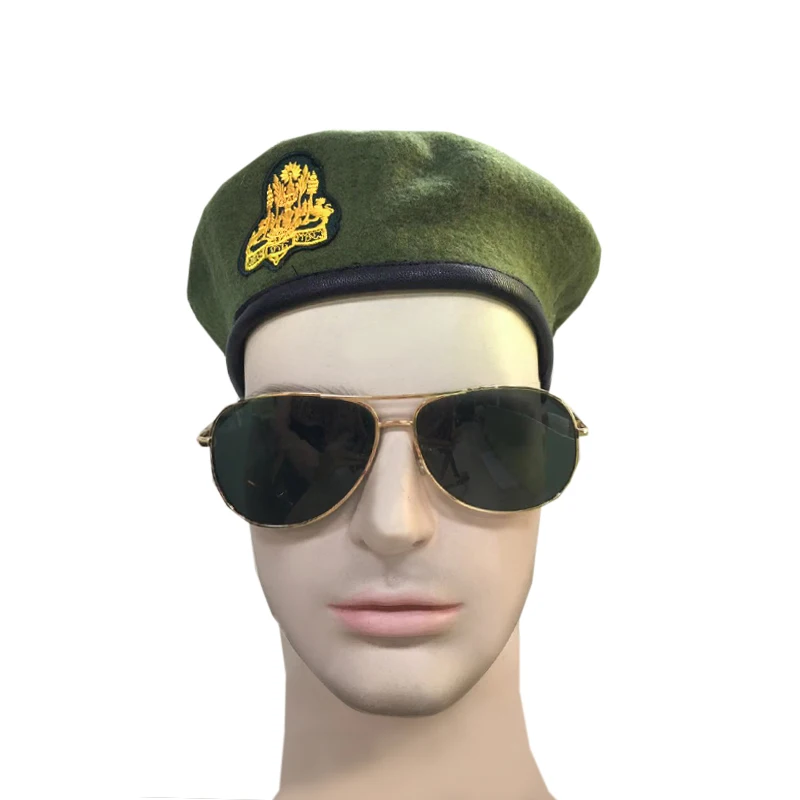 High Quality Wool Military Beret Green 