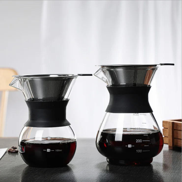 Pour Over Coffee Pot Borosilicate 