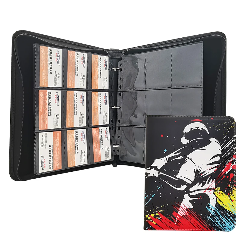 custom 9 pocket card binder 9-Pocket Toploader Binder – CollX main image 0