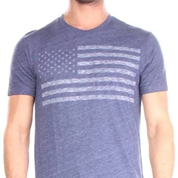 Lucky Brand Men's Usa Flag Tee Shirt High Quality Cotton Casual Customized Uniform Plain Golf Blank T Shirt Mens Polo Shirts