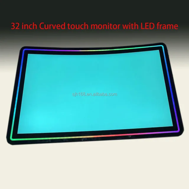 32 inch curved touch monitor with LED frame