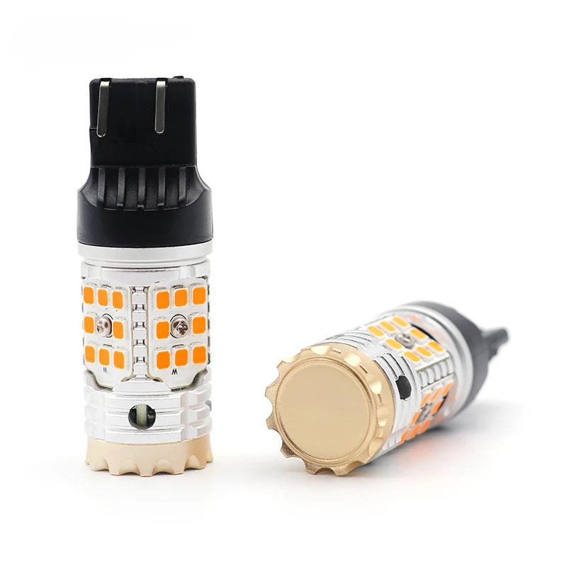 Высокая мощность Canbus 7443 7440 BA15S 3156 BAU15S Светодиодная лампа T15 1156 DRL