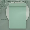 183x61x1cm-Vert matcha + Gris foncé