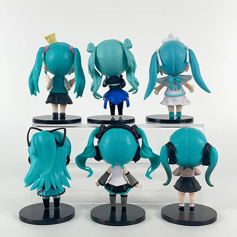6PCS Set Hatsune Miku Anime Blind Box Toys - Mystery Figures for
