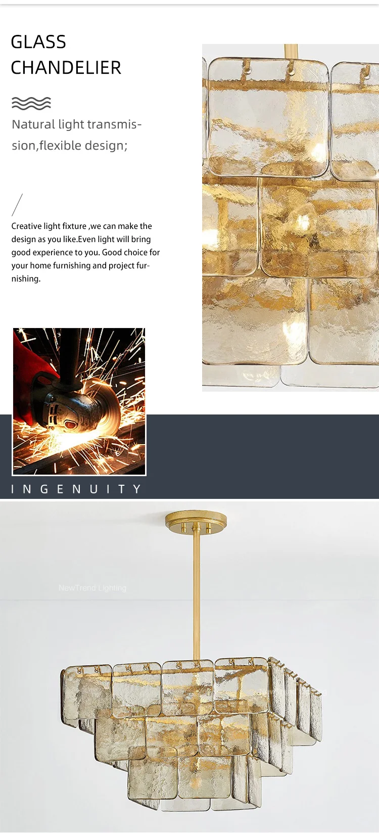 cpl 458 modern nordic style murano glass chandelier  minimalist designer led pendant light for dining room murano glass led chandelier lamp-1