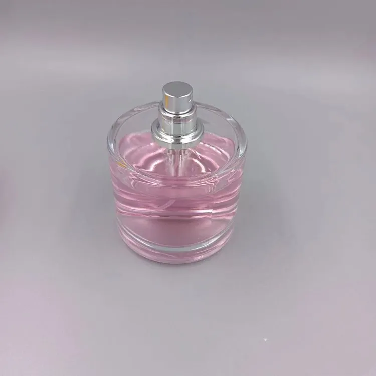 Wholesale Empty clear 30ml 50ml 100ml Round Perfume Bottle Cosmetic Packaging Perfume Bottle Packaging Box