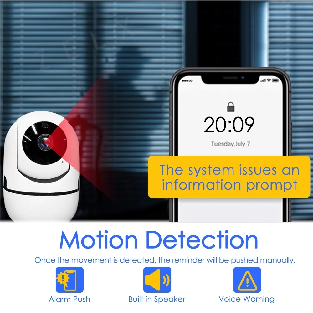 ГОРЯЧАЯ 1080P Облако HD IP камера, Wi-Fi, автоматическое слежение за камера бейби монитор Ночное Видение безопасности камера для домашнего видеонаблюдения