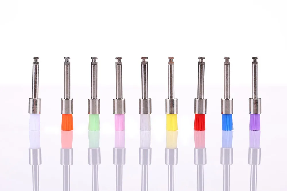 Sj High Quality Dental Prophy Brush Colorful Latch Dental Prophylaxis