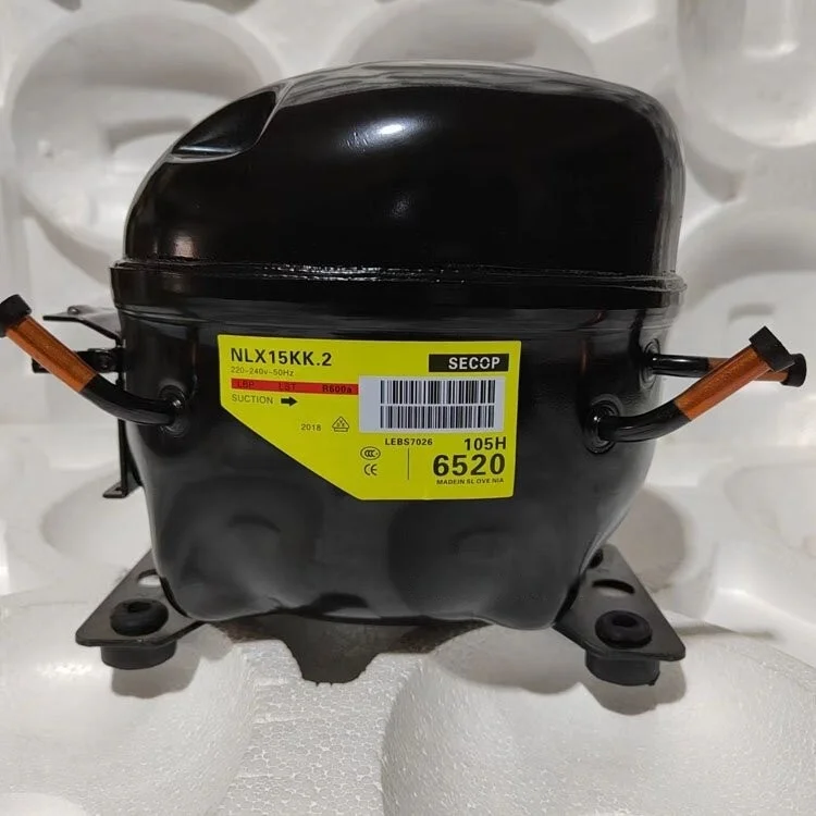 New 1/3 HP 110V Household Stainless Steel Refrigerator Parts Energy Saving Copper Compressor for Hotels
