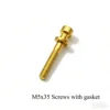 สกรูทอง M5x35 พร้อมปะเก็น