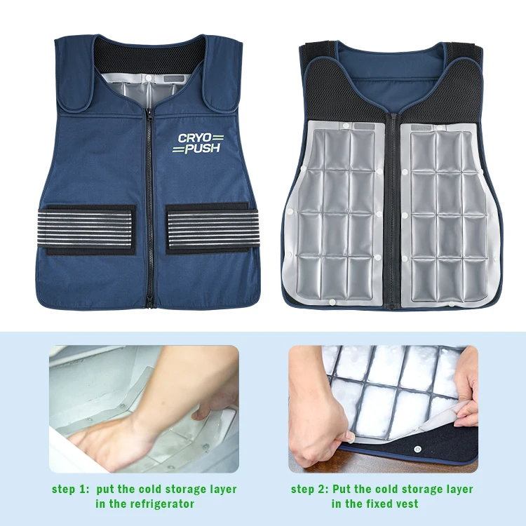 Oem Motorcycle Phase Change Cooling Vest For Outdoor Workers Cooling