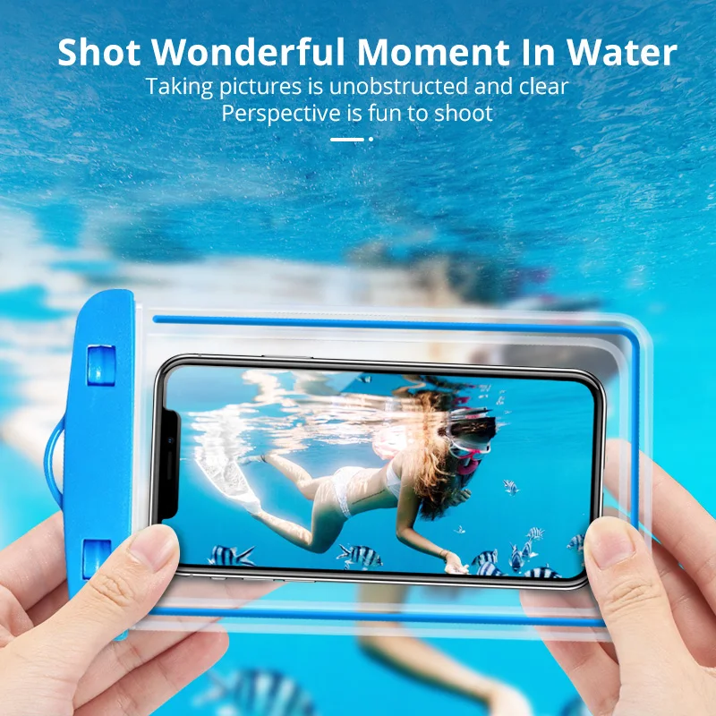 Universal Floating Clear Pvc Waterproof Phone Case With Strap Cheap