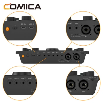 COMICA ADCaster C2 Audio Mixer Podcast Studio Professional detail image