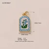 Blue Lily of the Valley Charm