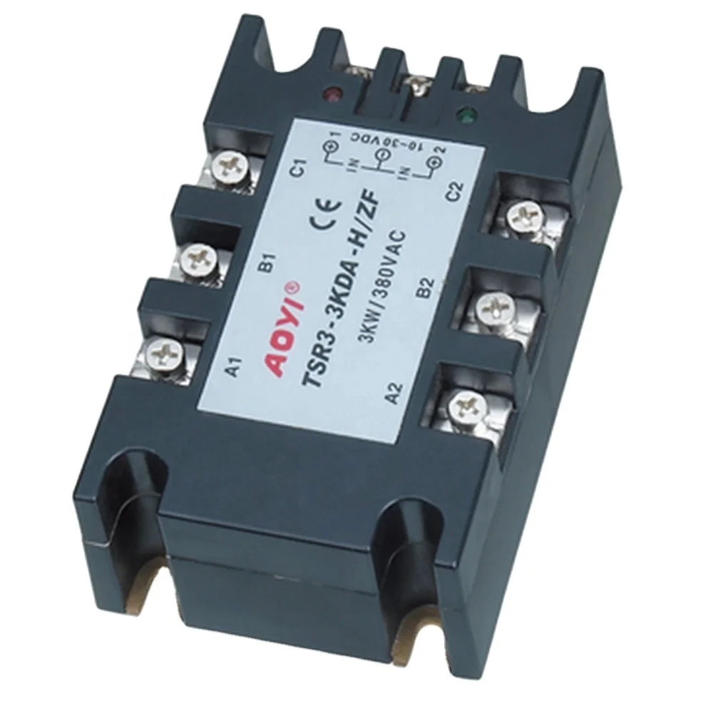 3kw 380vac Relay Module Solid State Relay Threephase Motor And