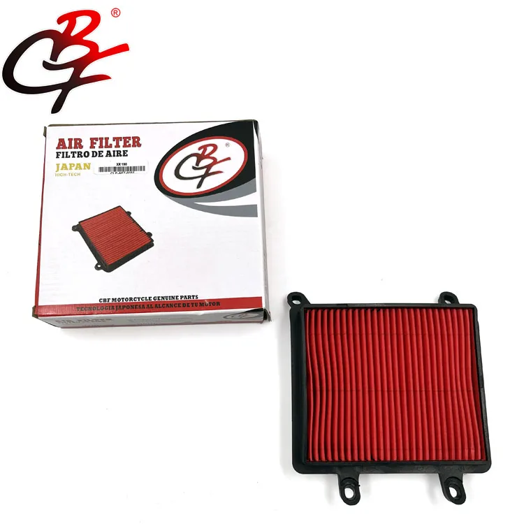 CBF поставщик мотоциклетный красный фильтр для очистки воздуха с высоким потоком сменный элемент воздушного фильтра аксессуары Honda XR