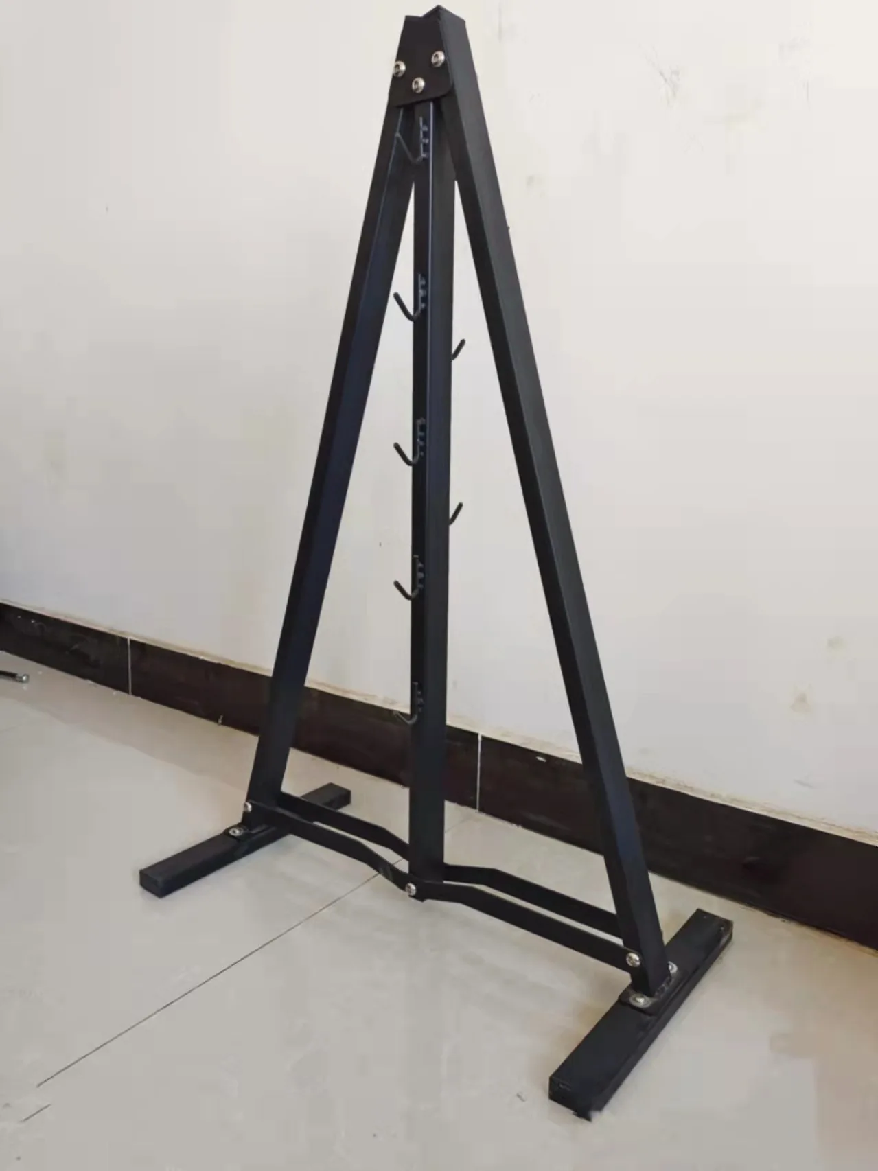 Gym Equipment 5 Piece LAT Cable Attachments Pulldown bar Back Handles Mag Grips Rack