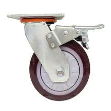 Rotatable Swivel Wheel Caster Heavy Duty caster with brake or without brake PVC PU PP Nylon industrial caster wheels