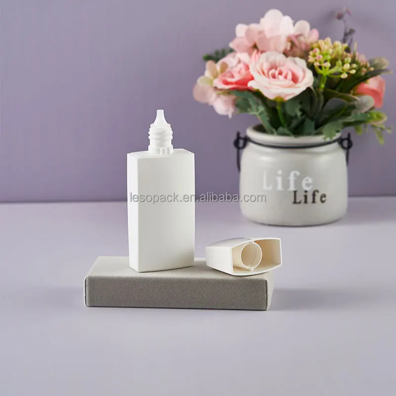 New Style Factory 30ml 50ml Cosmetic Pe Plastic Sunscreen Sun Cream Gel Lotion Bottle Tottle